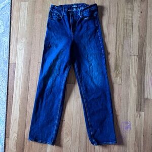 Old navy slim wide leg high rise jeans